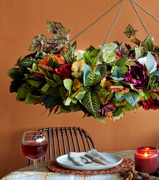 Fall Floral Chandelier