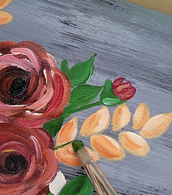 Fall Pumpkin Floral Painting, image 9