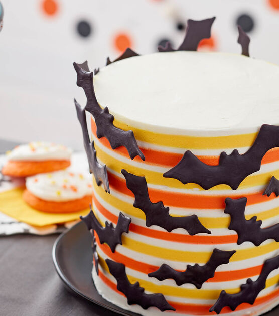 Bat Stripe Cake, image 2