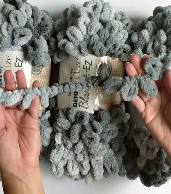 Bernat EZ Knitting Texture Blanket, image 1