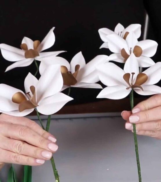 Lia Griffith Paper Cymbidium Orchid Video, image 1