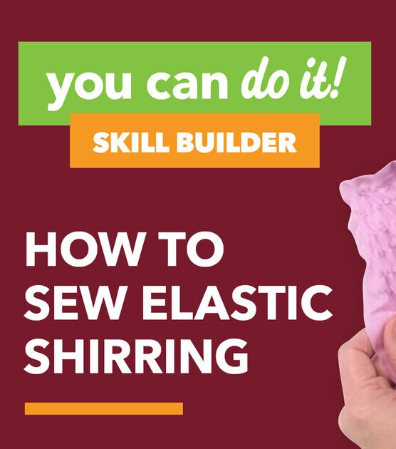 DIY: How to stitch the items with an elastic thread. Sewing tutorial on the  stitching technology. 