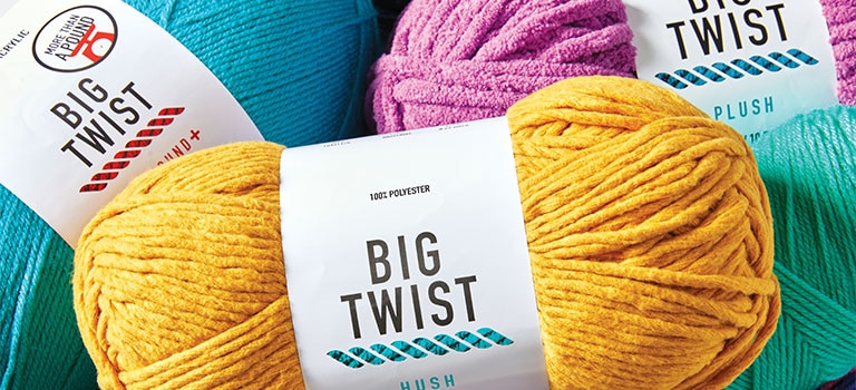Big Twist yarn and logo
