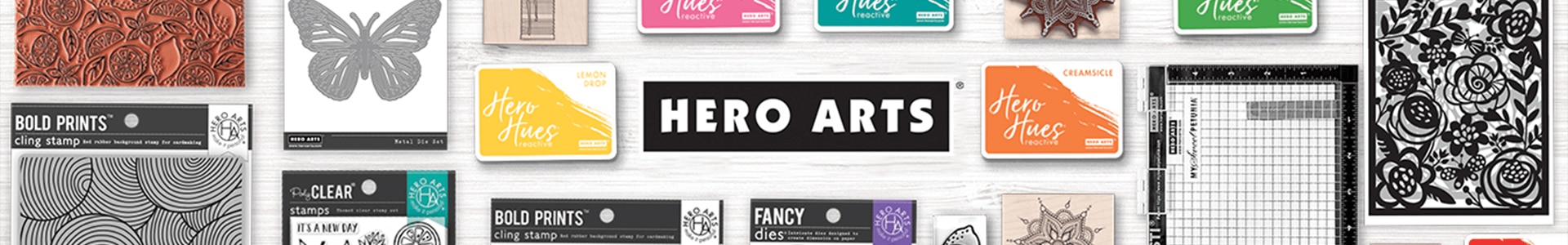 JOANN has the largest assortment of Hero Arts stamps, stamp pads, dies & accessories, for your next craft or card-making project.
