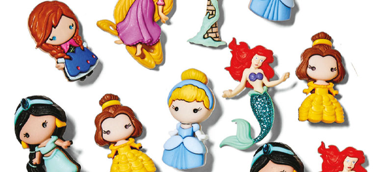  Disney Cinderella Soft Touch PVC Key Ring : Clothing