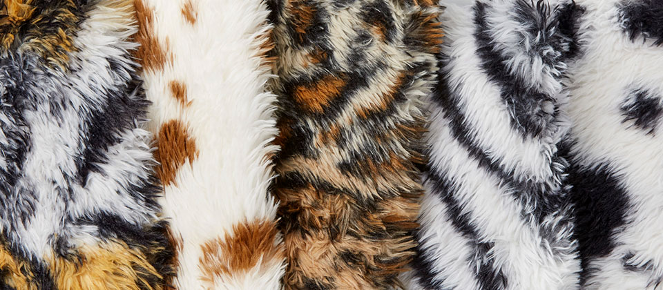 We have the perfect faux animal fur fabric for all of your projects.