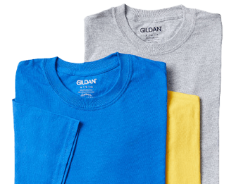 Gildan Short Sleeve T-Shirts.