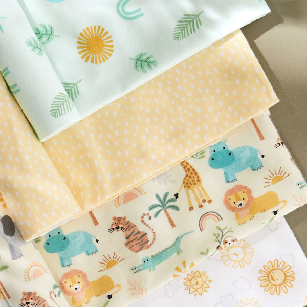 We have all the nursery fabric for all of your baby projects.