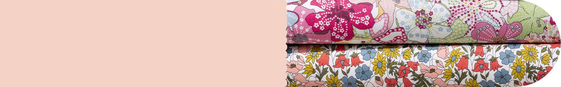 We have a beautiful selection of Spring fabric available at Joann Stores.