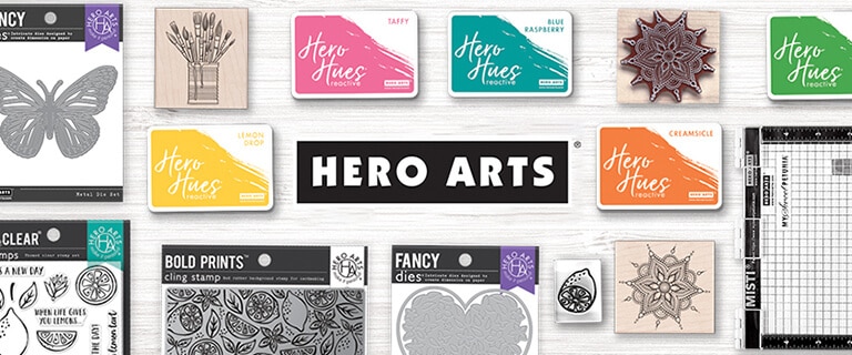 JOANN has the largest assortment of Hero Arts stamps, stamp pads, dies & accessories, for your next craft or card-making project.