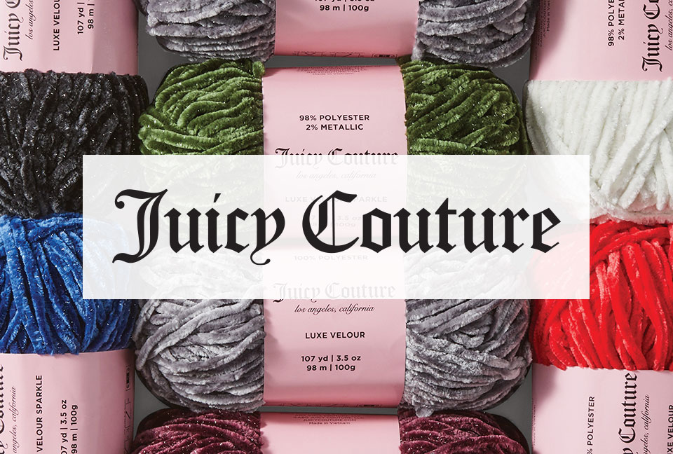 Juicy Couture yarn at JOANN