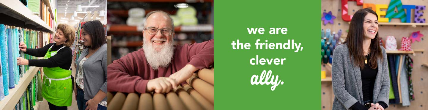 image of quote from employee. "we are the friendly clever ally"