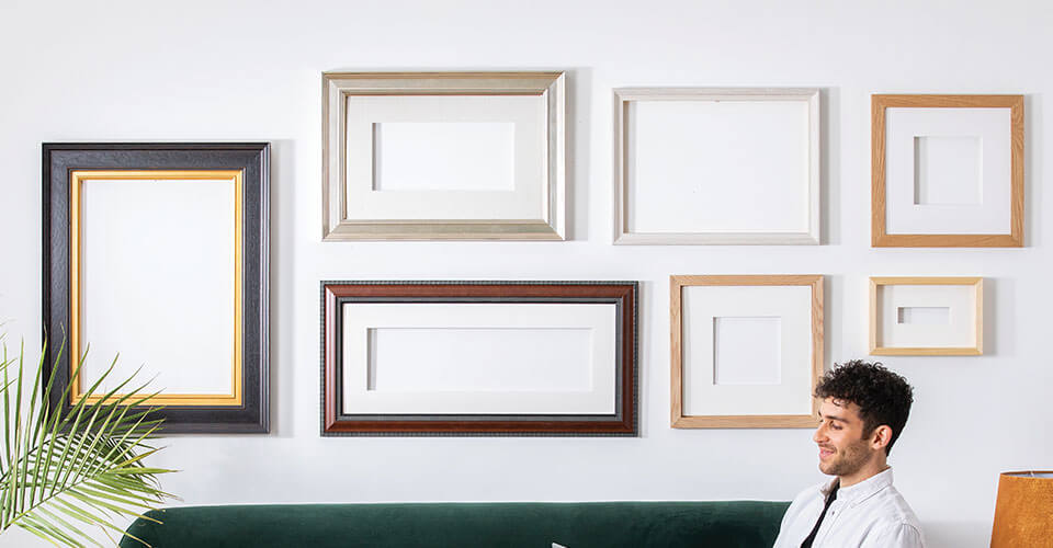 Style your empty walls with a gallery wall! We have all the framing essentials you need!