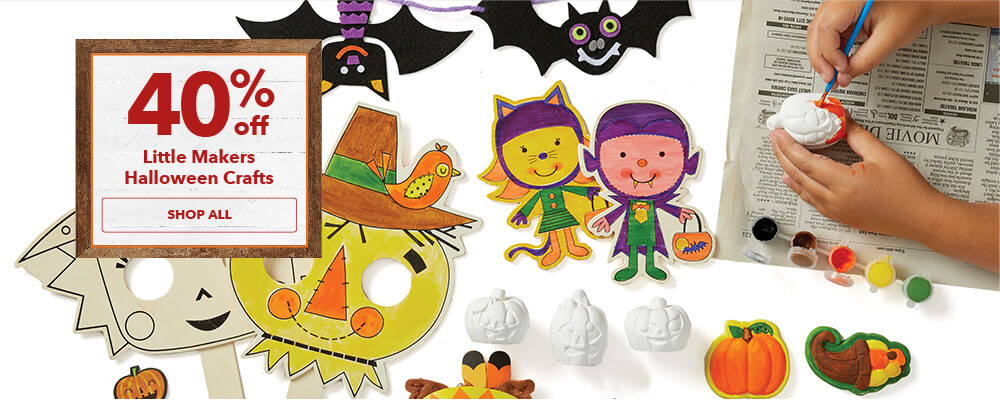 Kids Teachers 40 Off Little Makers Halloween Crafts Shop Now Kids Teachers 40 Off Little Makers Halloween Crafts Shop Now