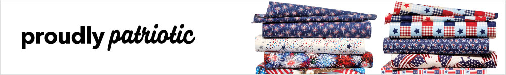 Show your civic pride & create patriotic projects with fabrics available at joann.com and JOANN fabric & Craft Stores