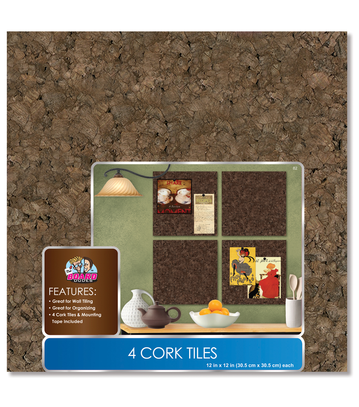 4pk 12x12 Dark Cork Tiles Joann 4pk 12x12 Dark Cork Tiles
