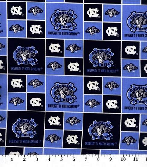 North Carolina Tarheels Cotton Fabric