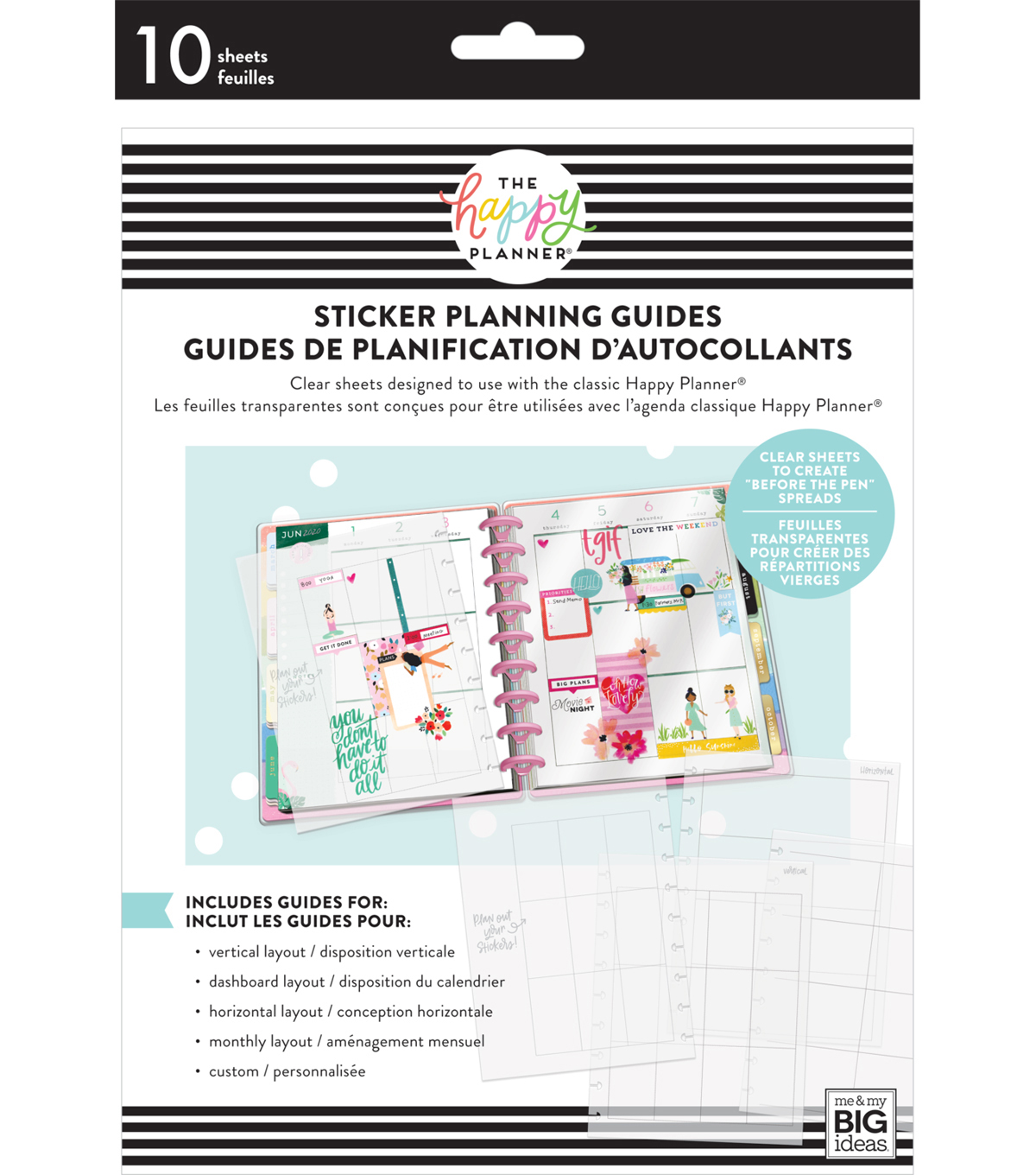Big 2 Pack Happy Planner Clear Stamps-Numbers /& Special Days