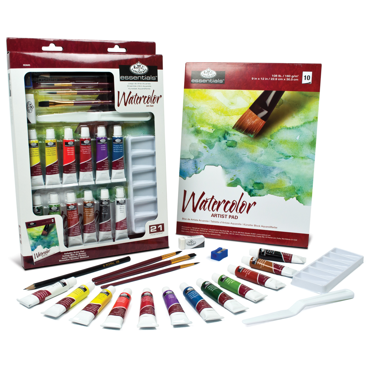 royal langnickel essentials art set watercolor painting joann