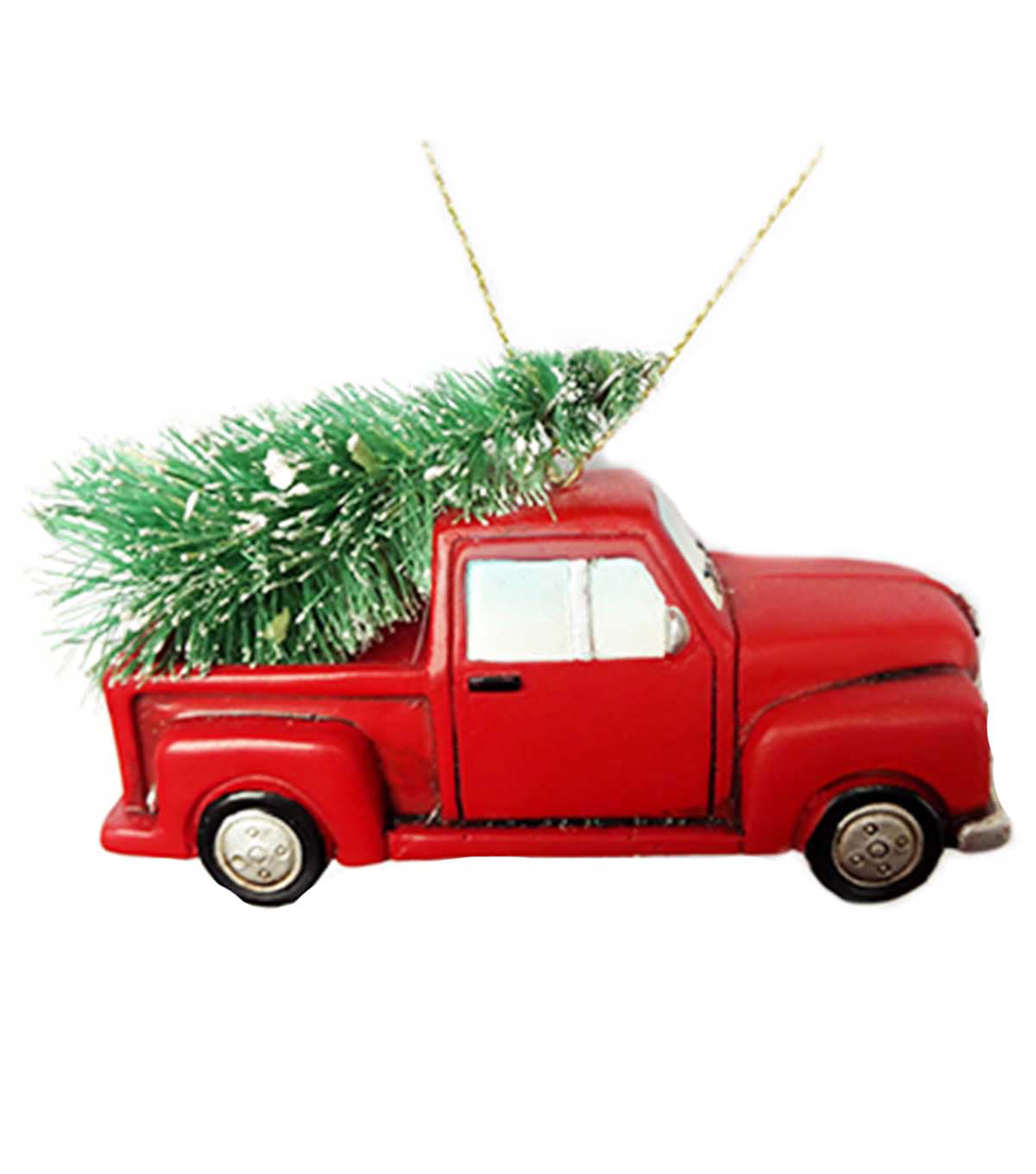 Maker's Holiday Christmas Red Truck with Tree Ornament | JOANN