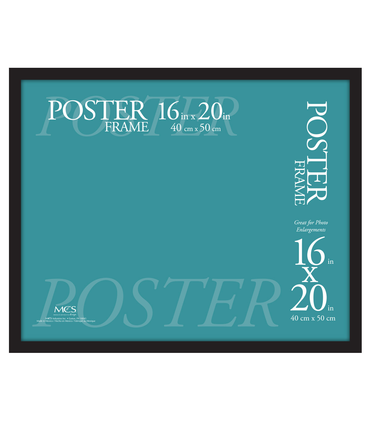 gallery 16x20 black poster frame joann
