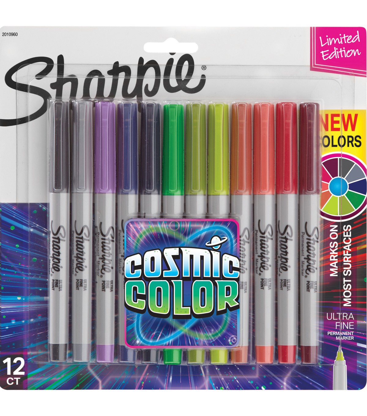 Sharpie Cosmic Color 12 pk Ultra Fine Point Permanent ...