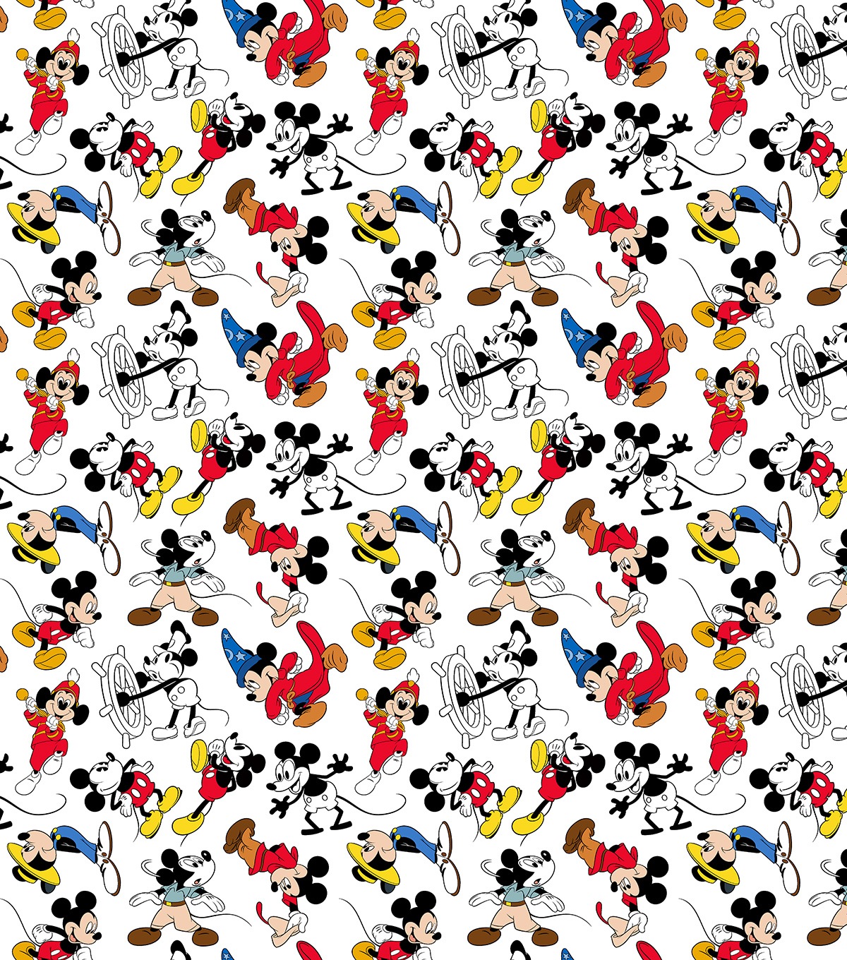 disney mickey mouse cotton fabric mickey through the years designer mickey mouse