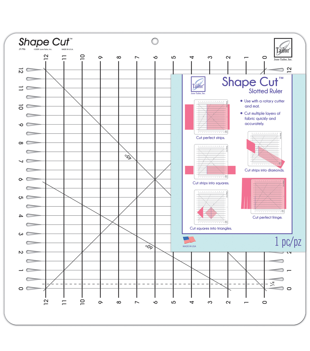 Slotted ruler for quilting vigano poker