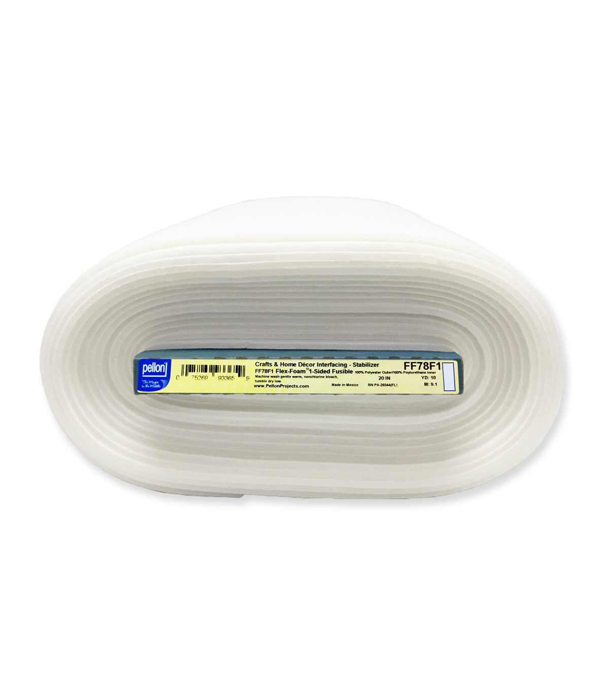 Pellon Ff7812 Flex Foam 1 Sided Fusible Interfacing 20 X 10 1 Sided Fusible Interfacing