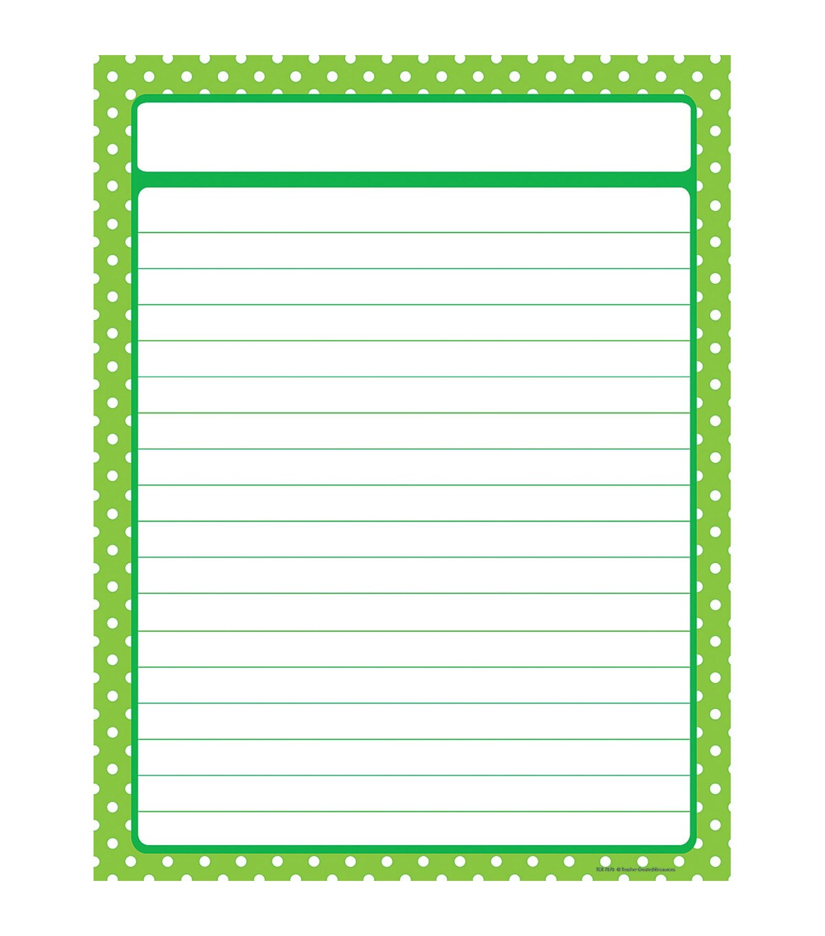 Lined Chart Paper