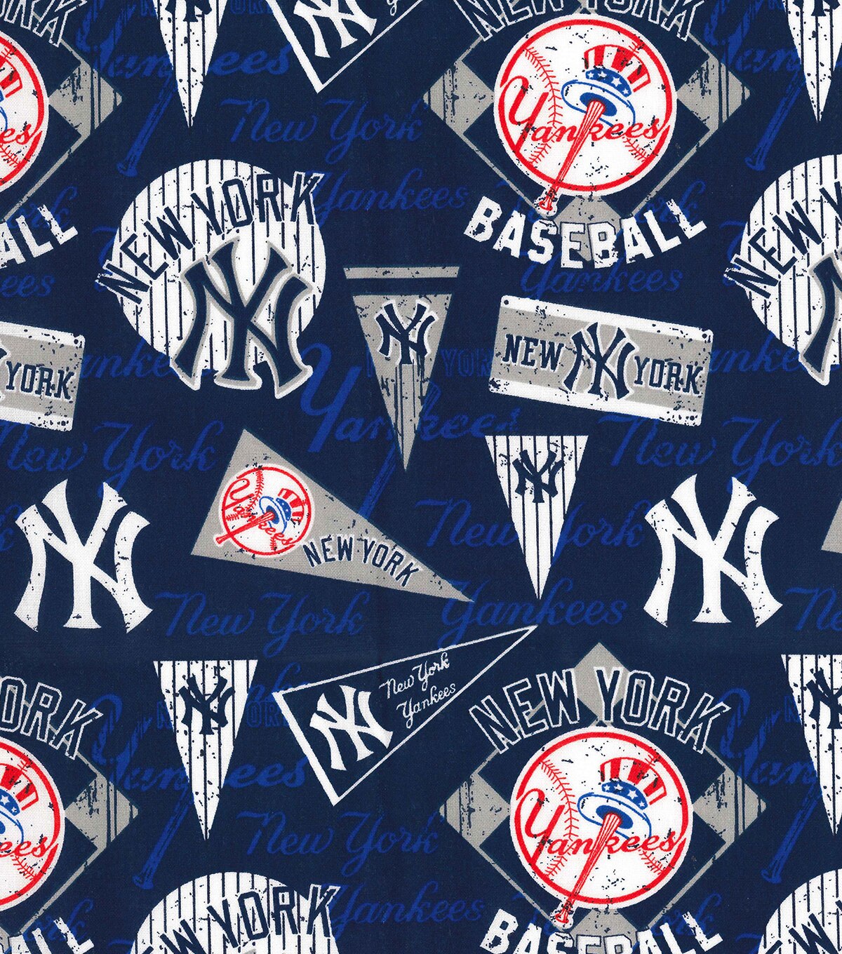 New York Yankees Cotton Fabric-Vintage | JOANN