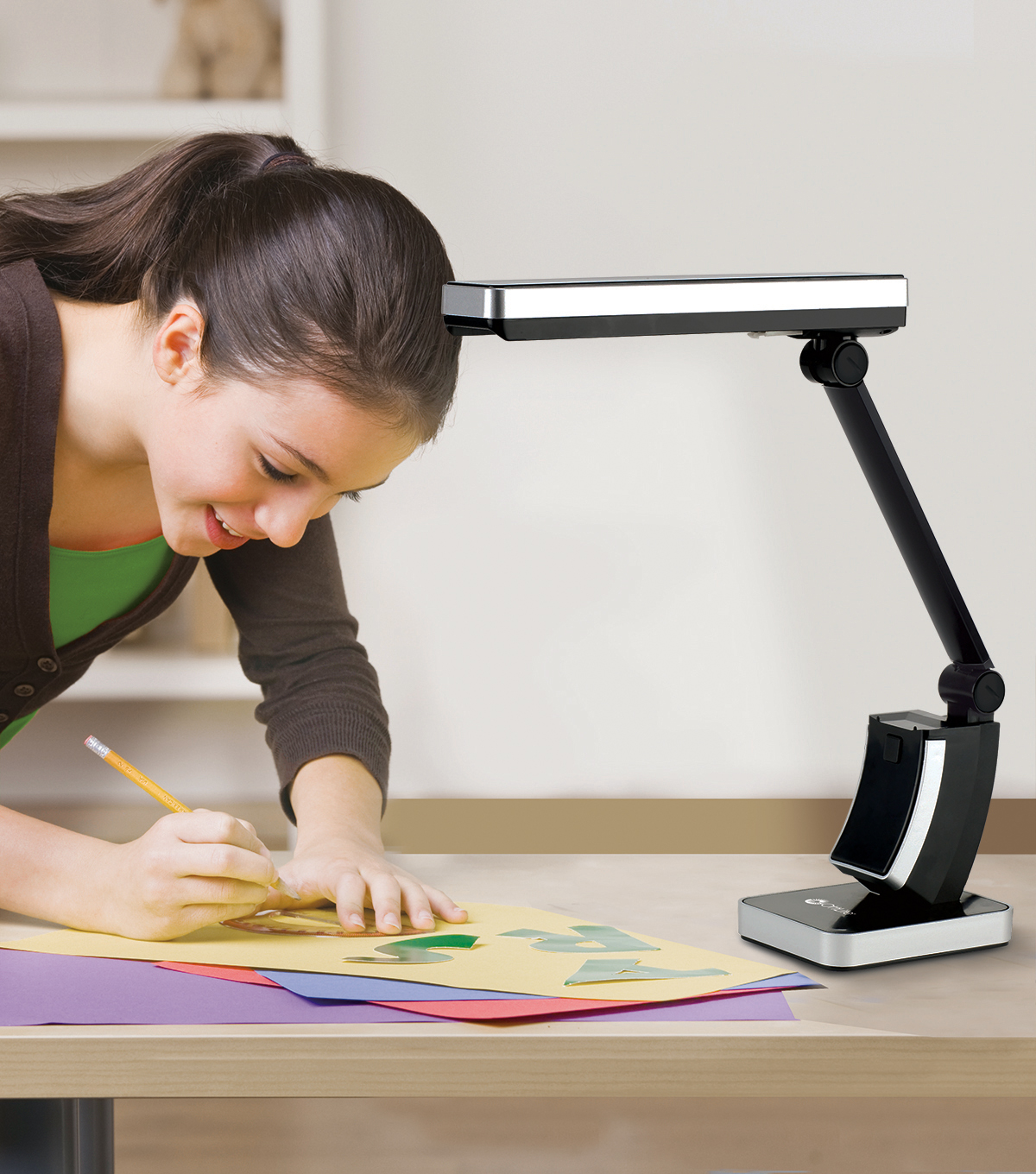 Ottlite 13w Hd Slimline Task Lamp Black