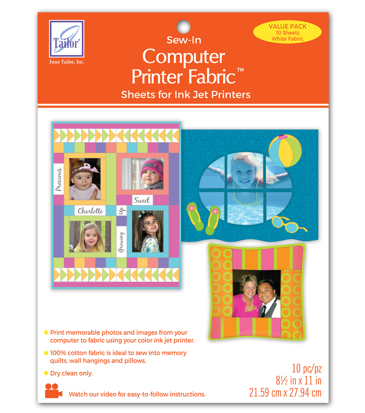 june tailor computer printer fabric 10 pkg joann fabric sheets for laser printers