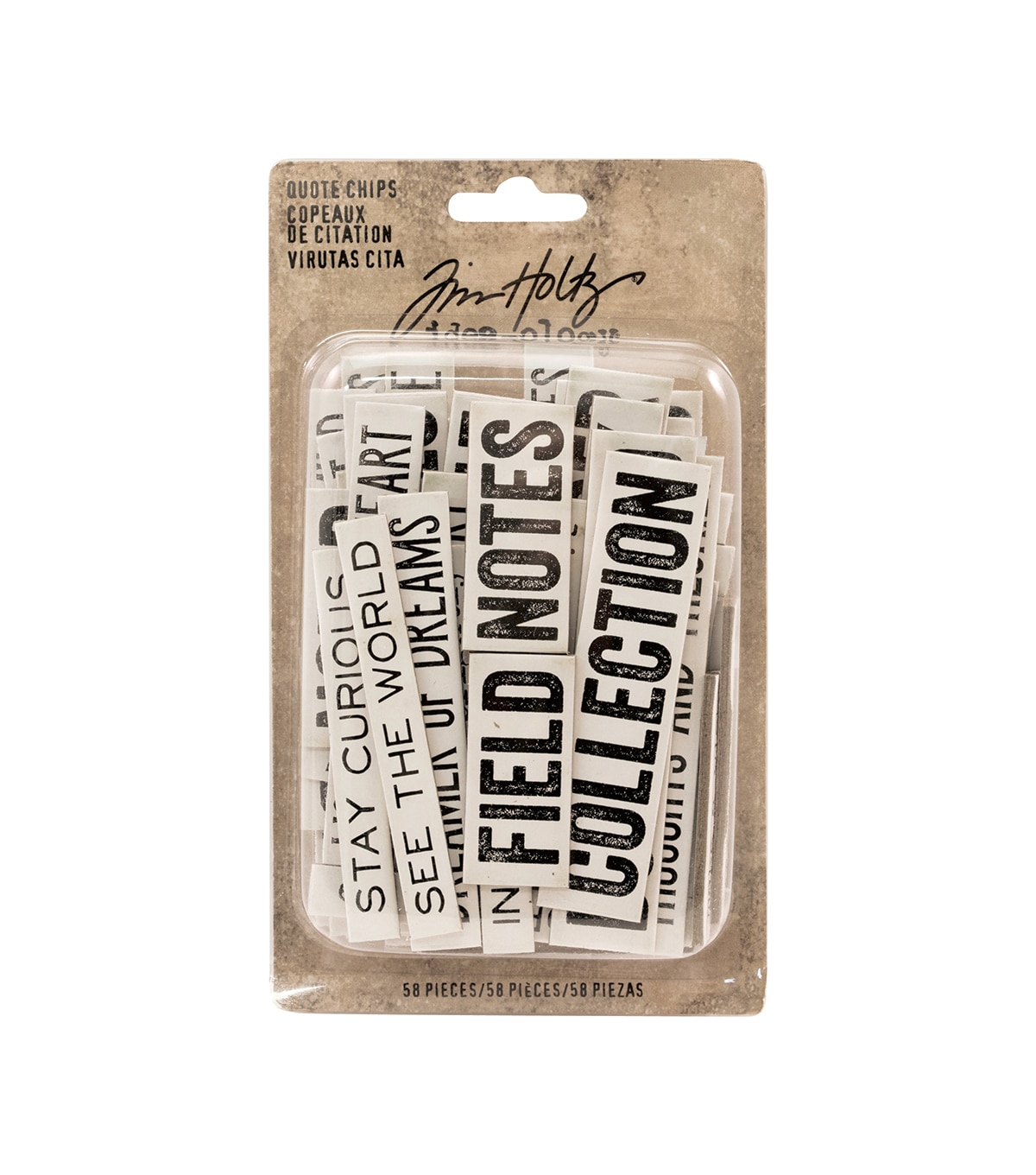 Tim Holtz Idea Ology Quote Chips JOANN