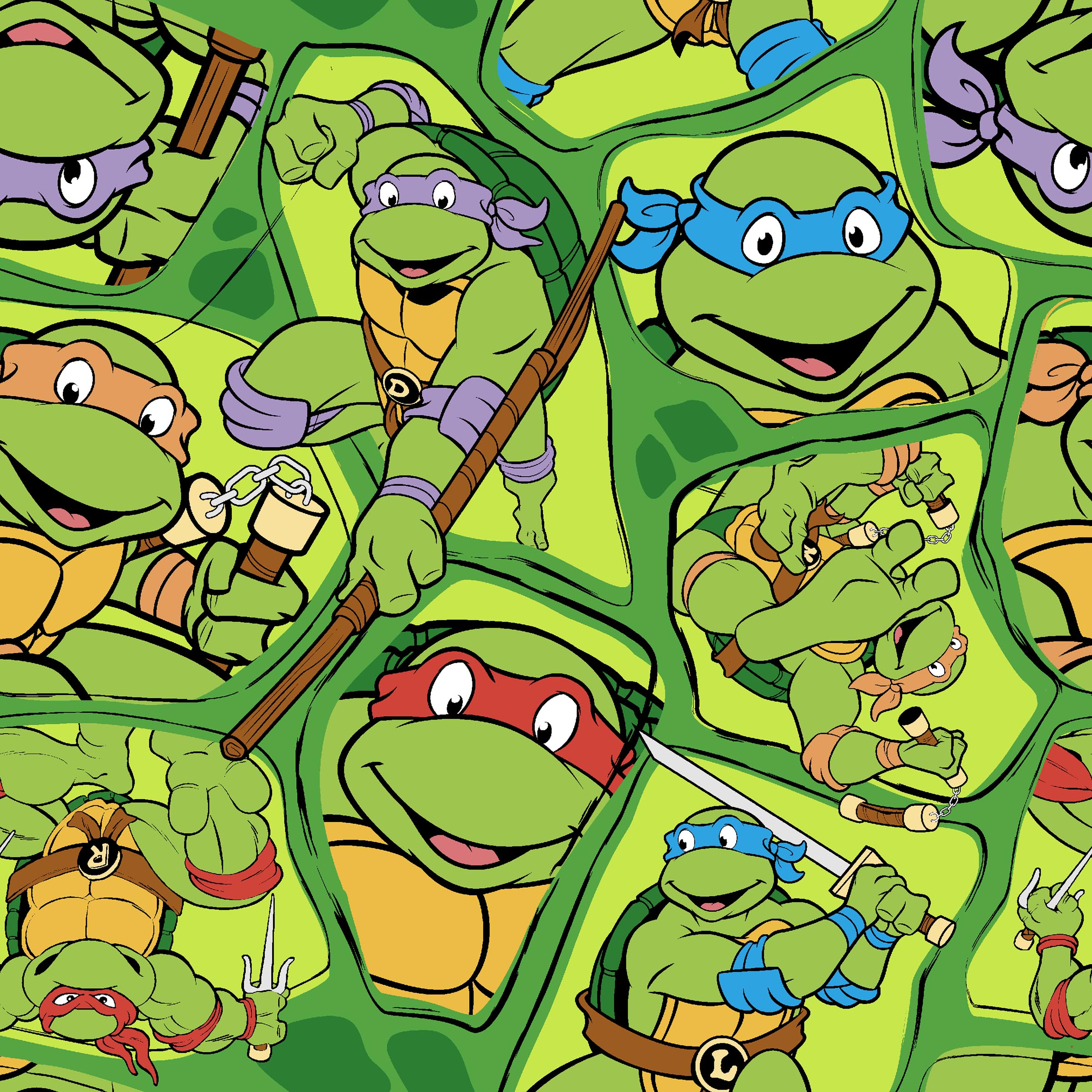 Featured image of post Retro Ninja Turtles Wallpaper Ninja turtles wall stickers 3d decal wallpaper cartoon mural art decor baby room