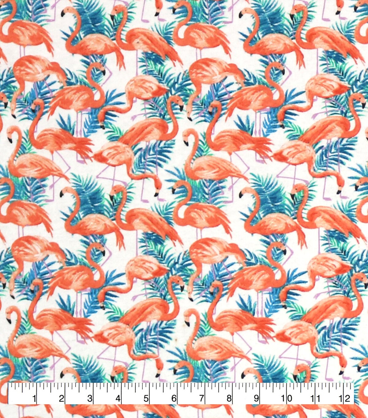 Super Snuggle Flannel Fabric Flamingos | JOANN