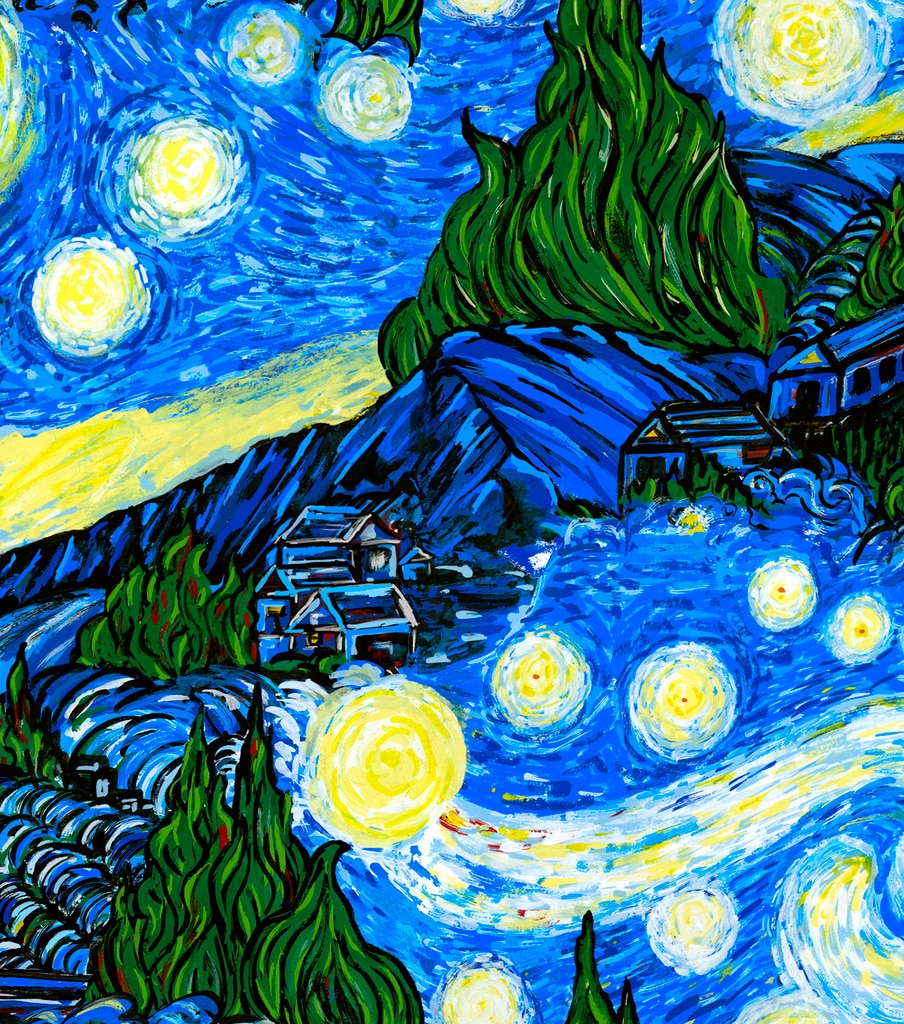 Keepsake Calico Fabric The Starry Night JOANN