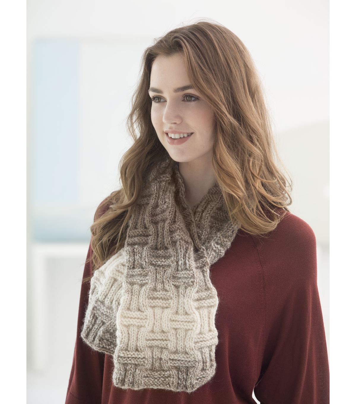 Ream//Mustard Lion Brand Yarn Scarfie Hometown Yarn