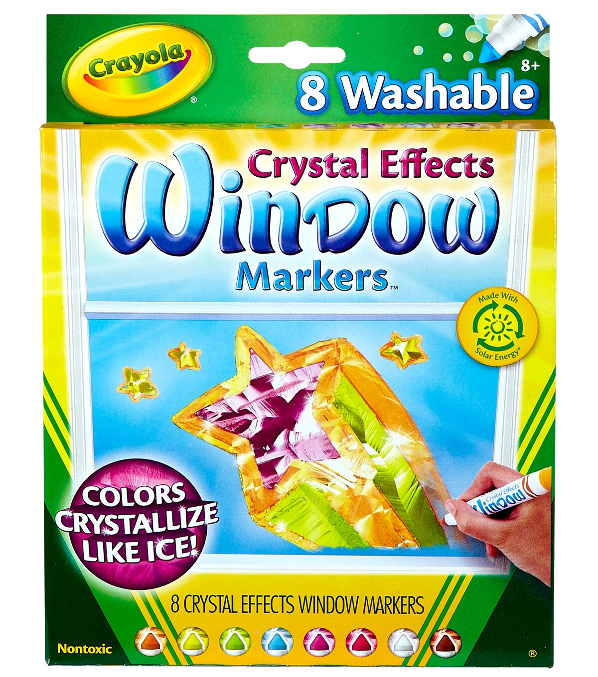 Crayola Crystal Effects Washable Window Markers  JOANN