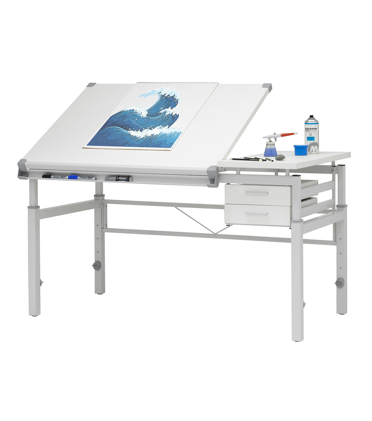 Studio Designs Graphix Ii Pro Line Drafting Desk White
