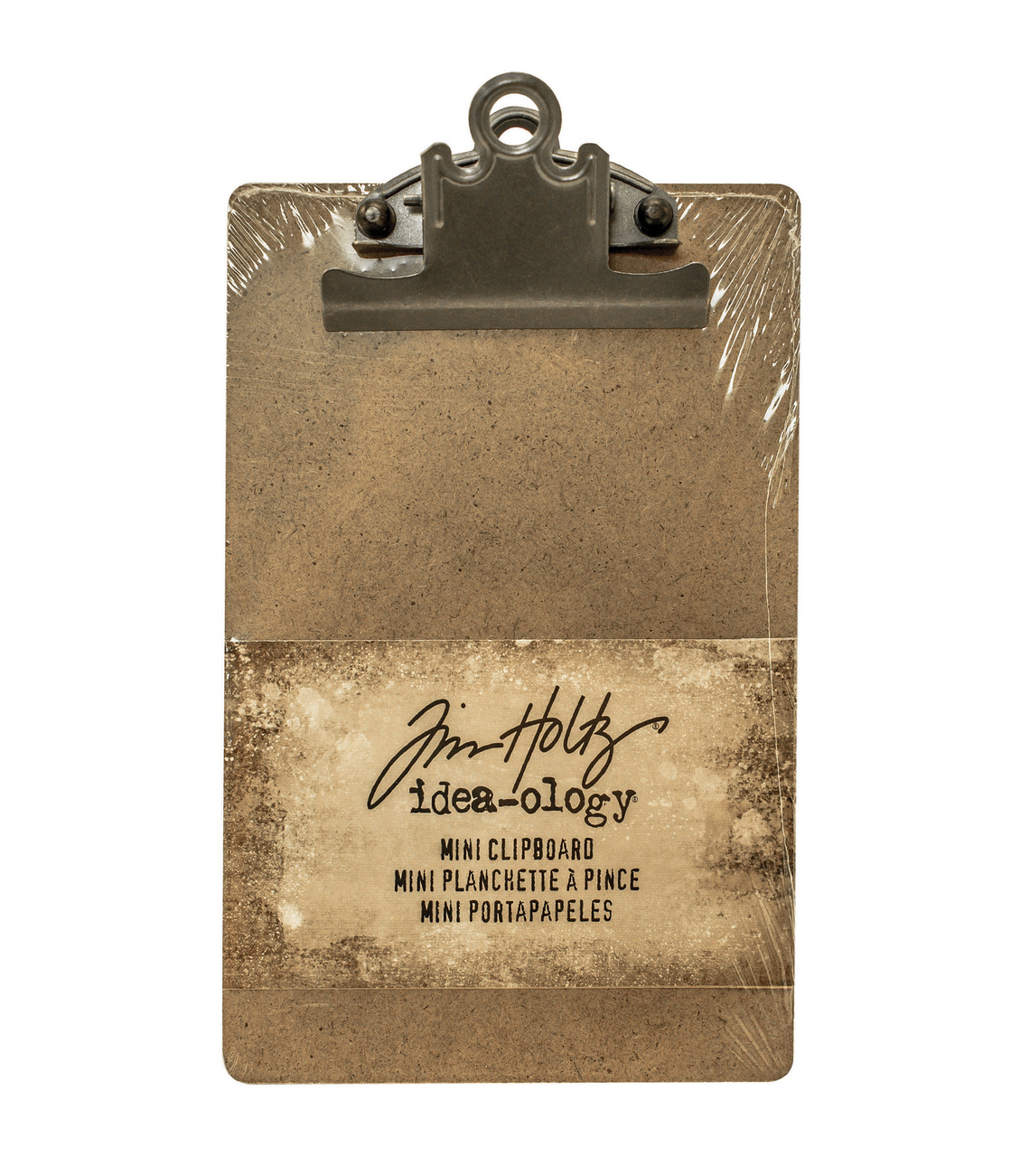 tim holtz idea ology mini clipboard 4 5 x7 75 brown joann