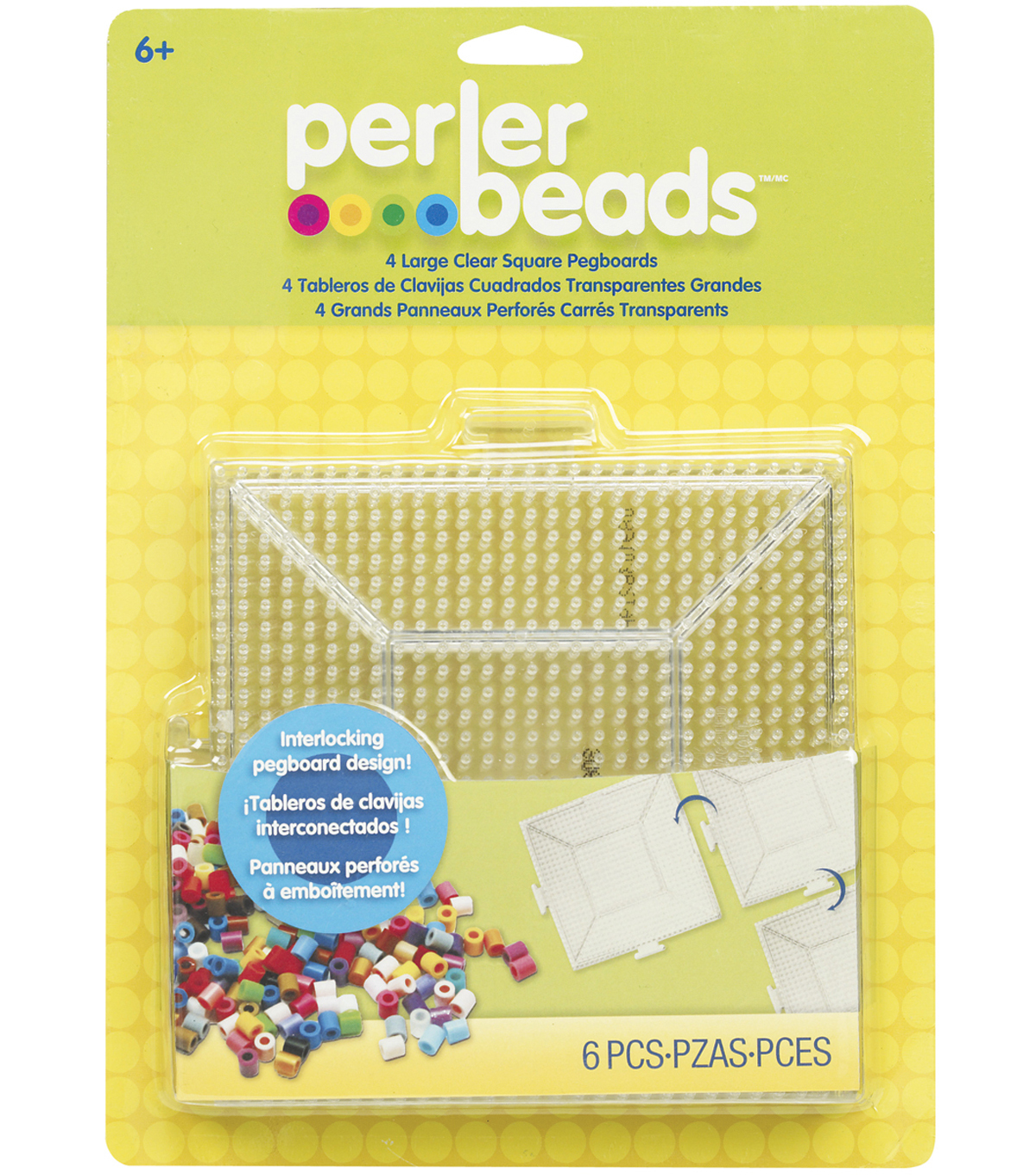 perler pegboards 4 pkg