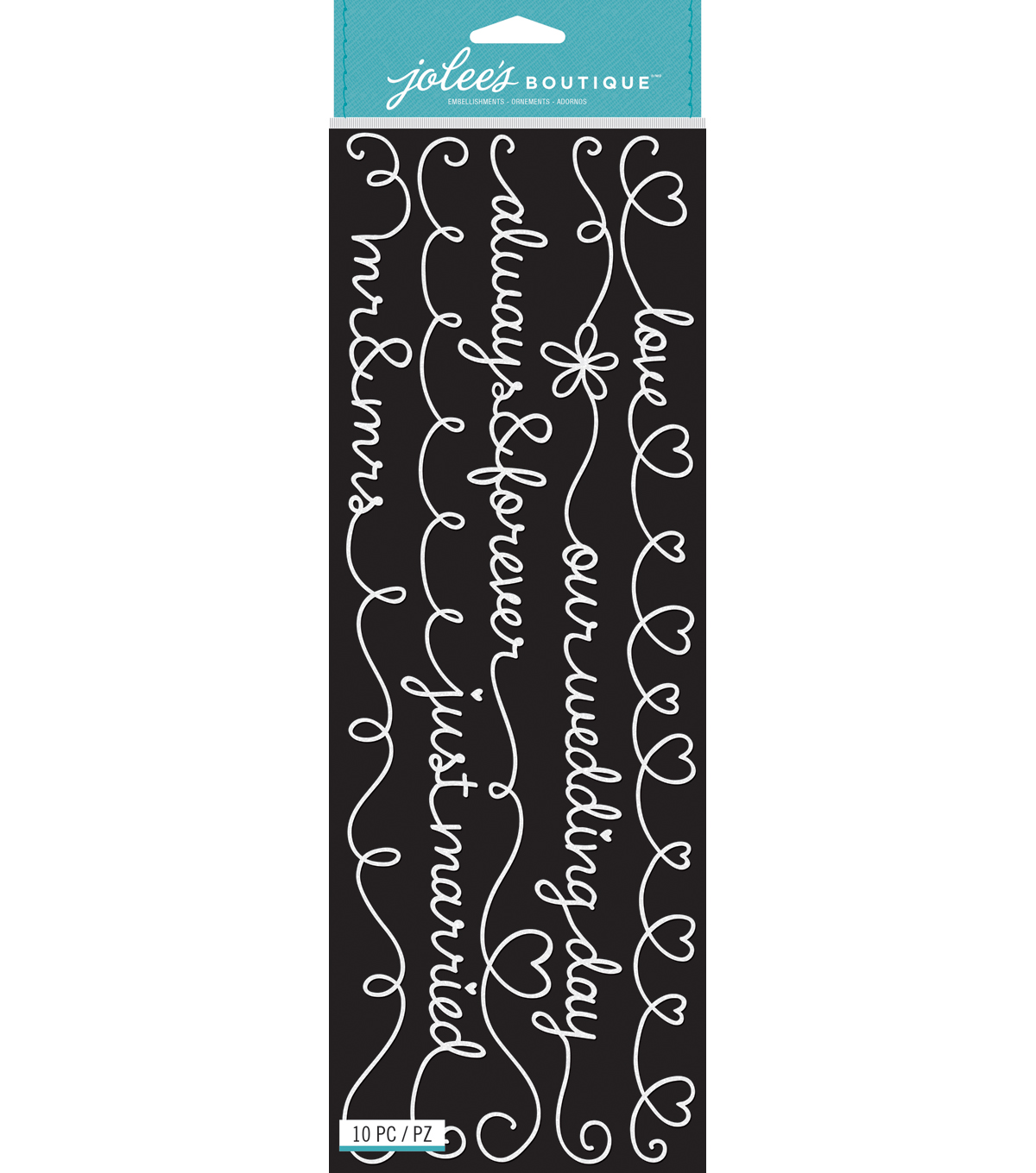 jolees boutique memories words white borders joann words to white wedding