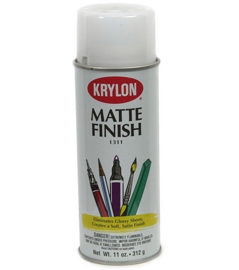 krylon matte finish spray