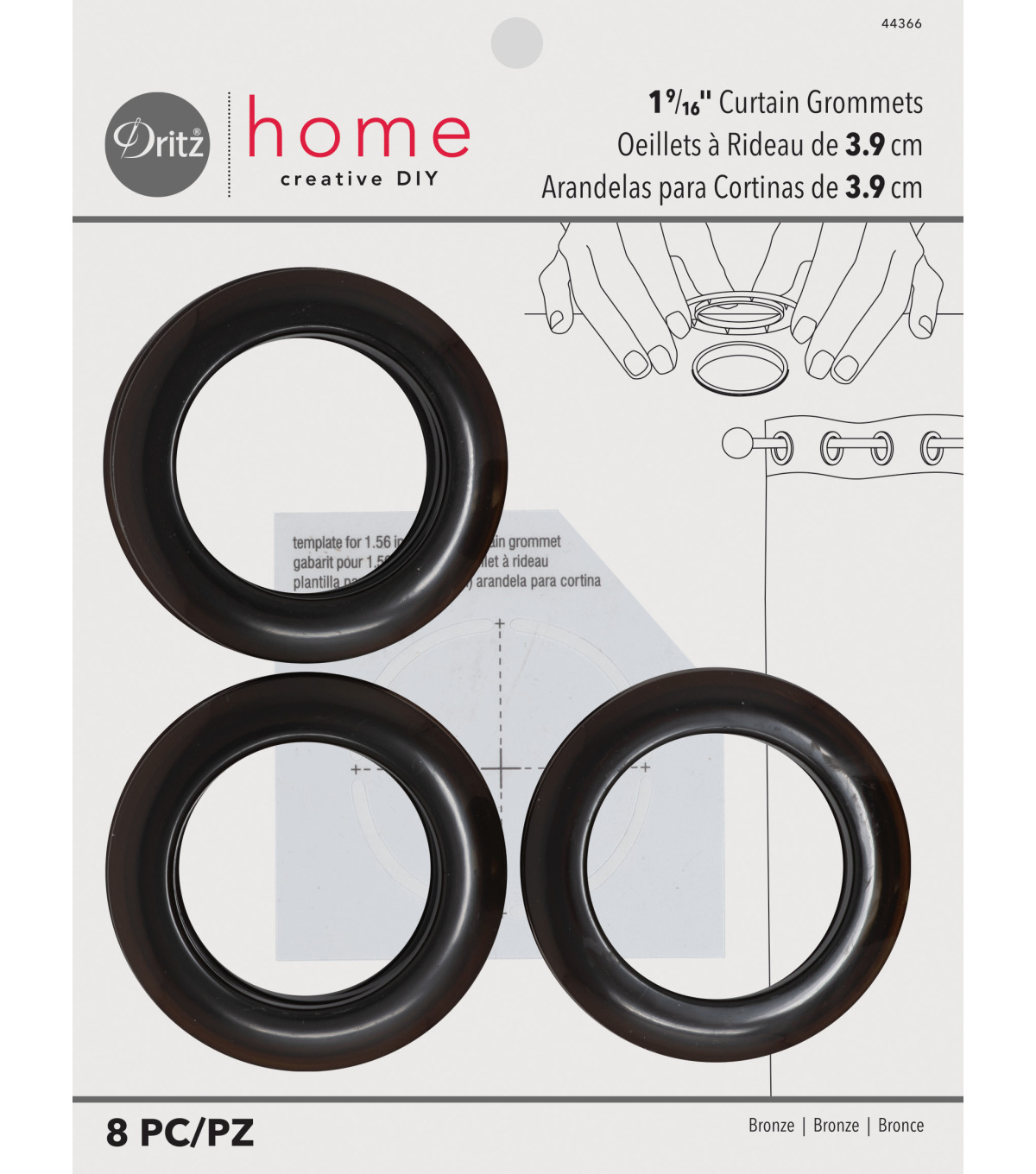Dritz Home Curtain Grommets 8 Pk Bronze Joann Dritz Home 1 56 Curtain Grommets 8pcs Br
