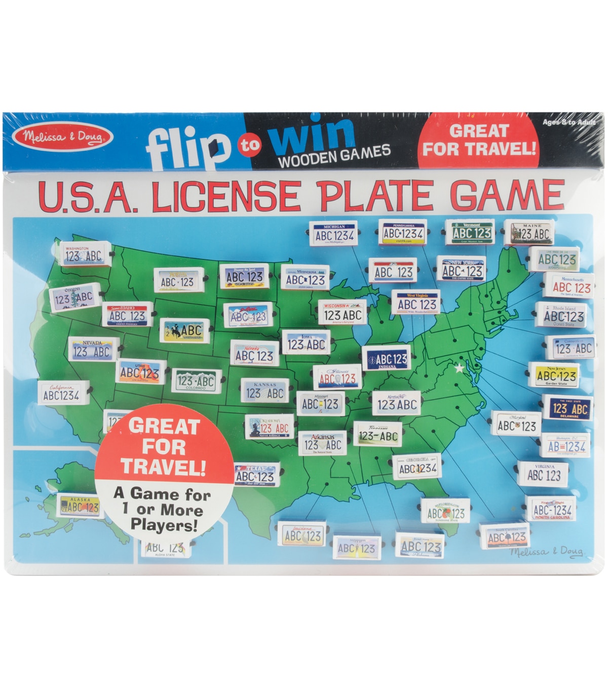 U S A License Plate Game Joann