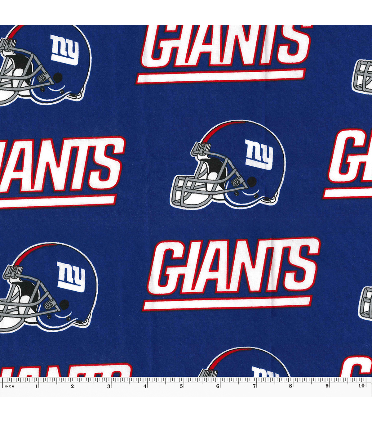 new york giants cotton fabric 58 helmet logo joann