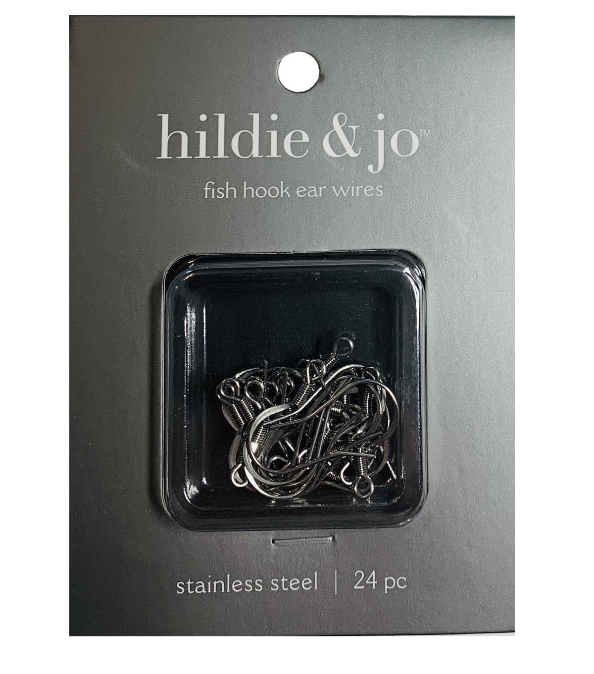 4 Stainless Steel Fish Hook Ear Wires 24pk by hildie & jo