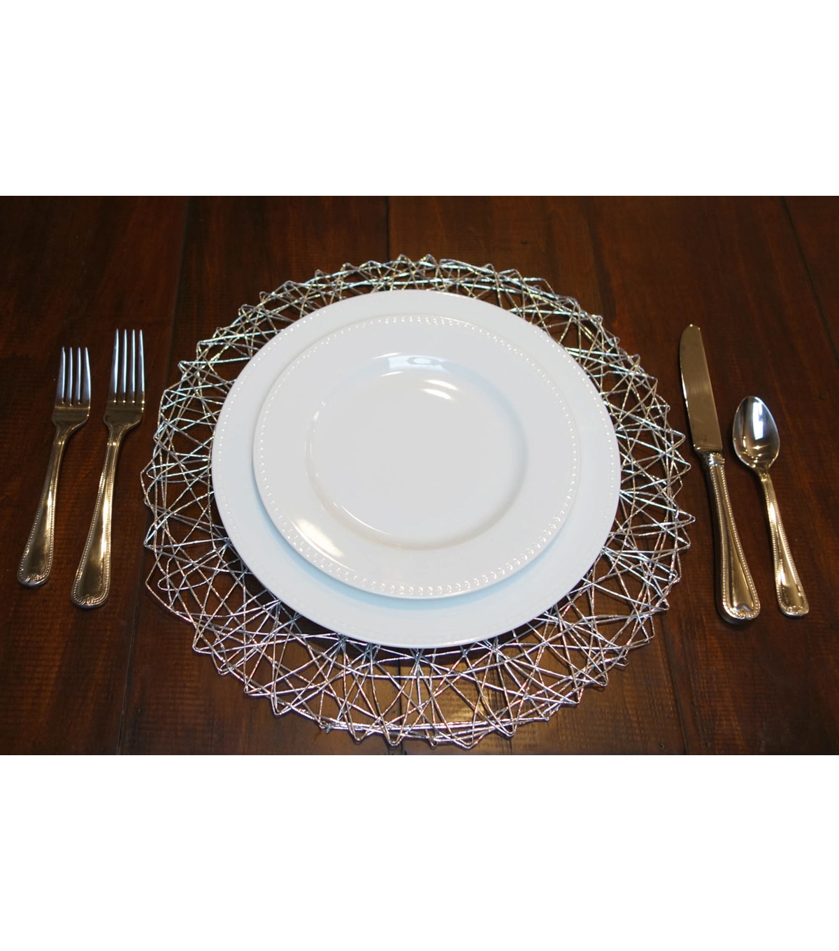 Design Imports Set of 6 Round Woven Paper Placemats | JOANN