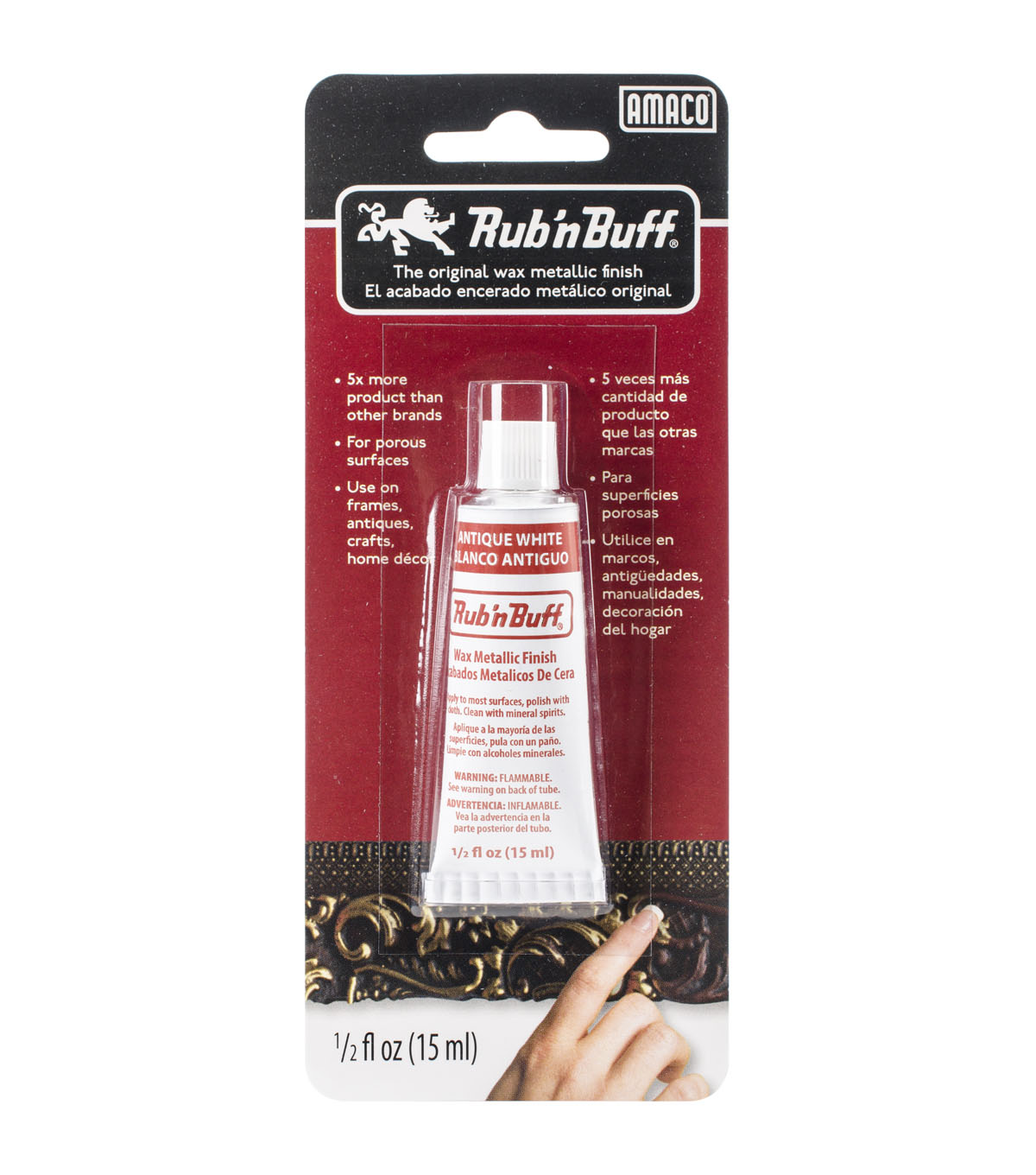 Rub N Buff Finish Joann Amaco Rub U0027n Buff 0 5 Oz Metallic Wax Finish